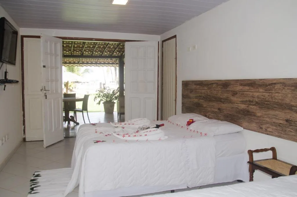 Pousada Maraoka - Quarto Triplo com Vista do Jardim
